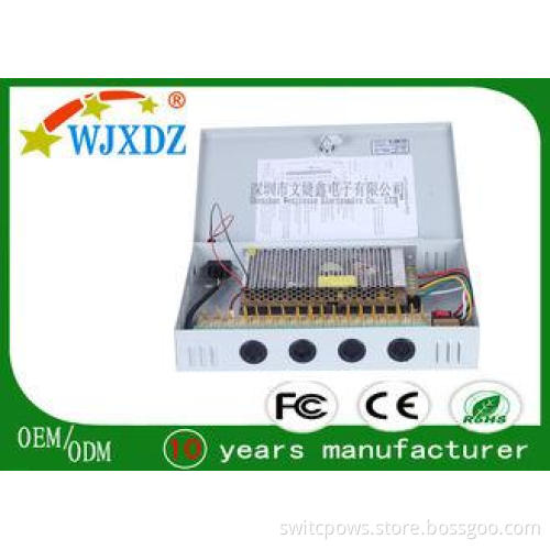 180W 15A CCTV Switching Power Supply For Communication Moni